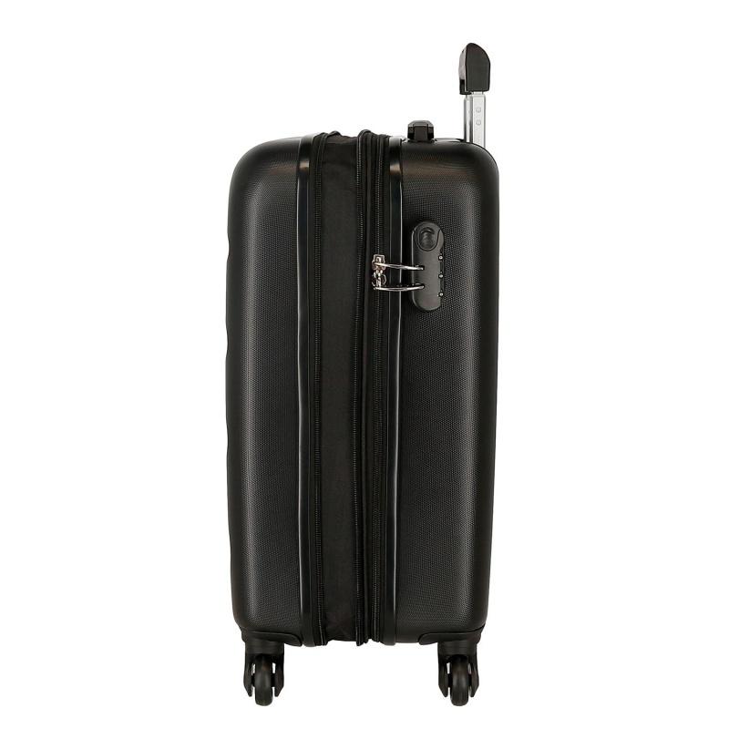 ROLL ROAD Flex Black, ABS Cestovný kufor, 55x38x20cm, 35L, 5848660 (small exp.) 5