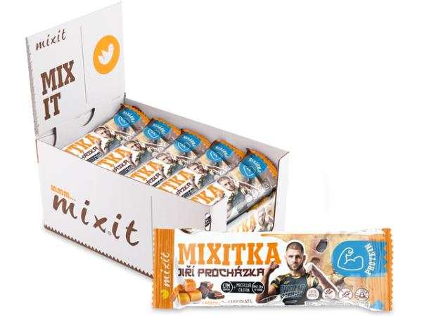 Mixit Proteínová Mixitka Jirky Procházku - Slaný karamel a čokoláda (20 ks) 860 g