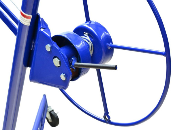 Montážny stojan na sádrokartón, zdvih 140-350 cm, max. tabuľa 128 x 488 cm, GEKO 11