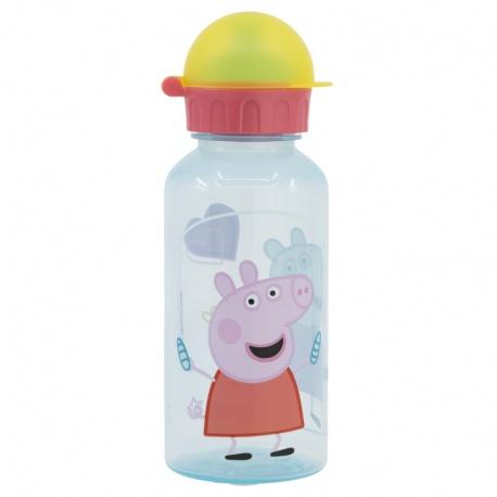 STOR Plastová fľaša Peppa Pig, 370ml, 13910
