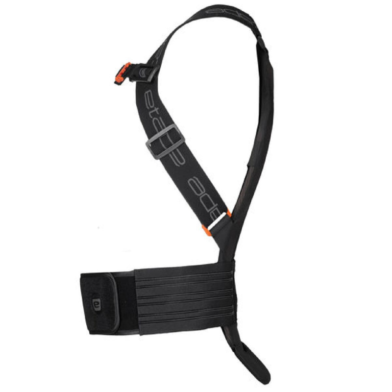 Kinetic chránič chrbtice čierna-oranžová 2