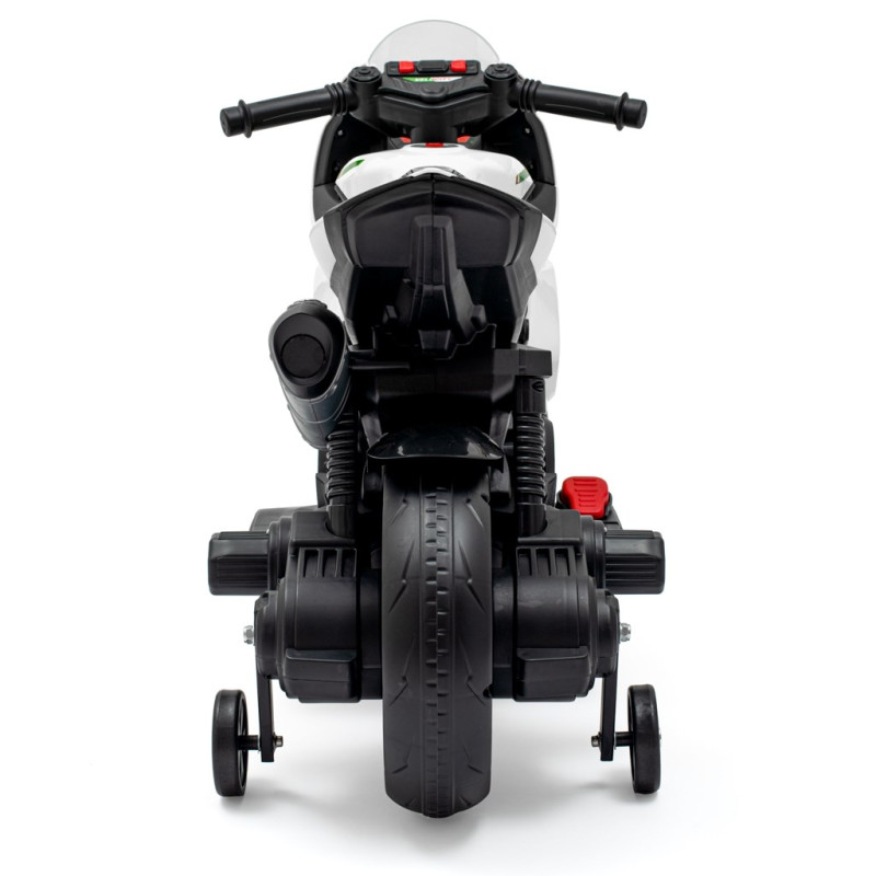 Detská elektrická motorka Baby Mix Supersport biela 2