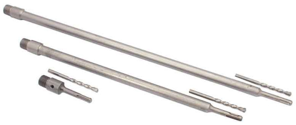 Adaptér na vídiovú vykružovaciu korunku SDS+, dĺžka 110 mm, závit M22, XL-TOOLS 1