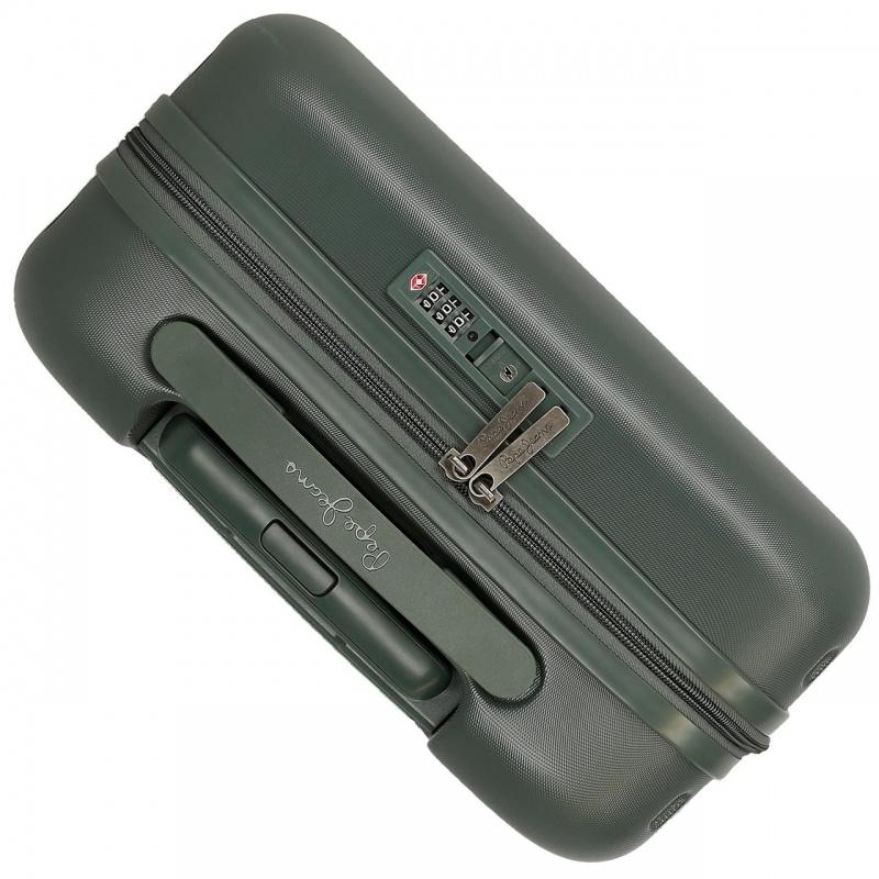 ABS Cestovný kufor PEPE JEANS ACCENT Verde, 55x40x20cm, 37L, 7699133 (small)