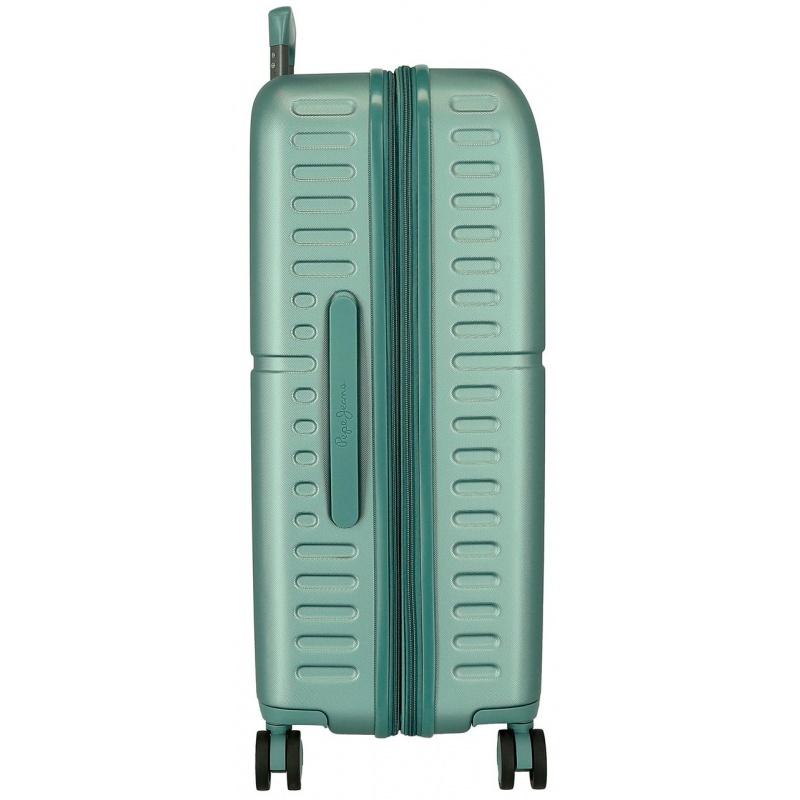 PEPE JEANS Highlight Verde, Cestovný kufor, 70x48x28cm, 79L, 768922B (medium exp.) 1