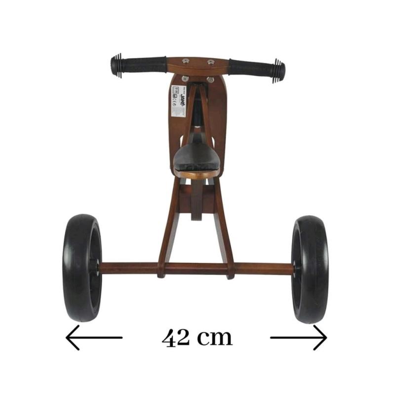 Detské multifunkčné odrážadlo bicykel 2v1 Milly Mally JAKE Natural 5