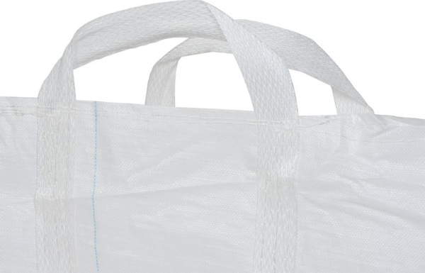 Vak BigBag TSF2, 68x35x46 cm, PP, 2 uši, biely, vrece šnúrovacie, rovné dno, max. 100 kg, záhradný 2