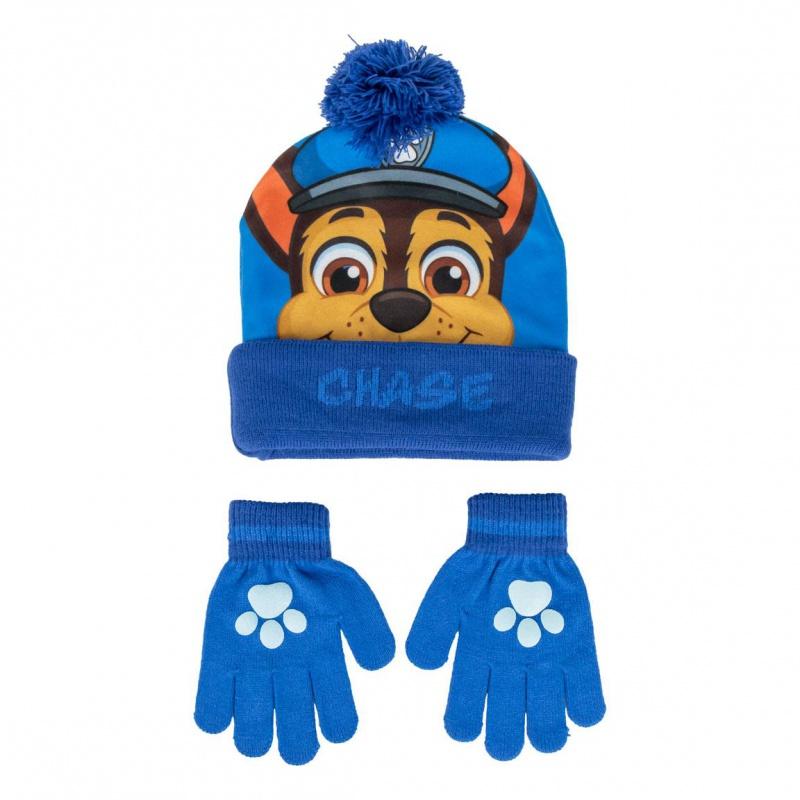 CERDÁ Chlapčenská zimná súprava (čiapka a rukavice) PAW PATROL, 2200010251