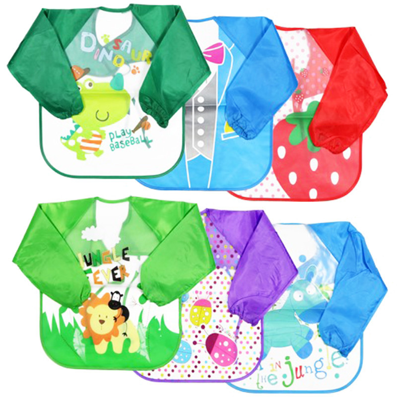Detská zástera s rukávmi