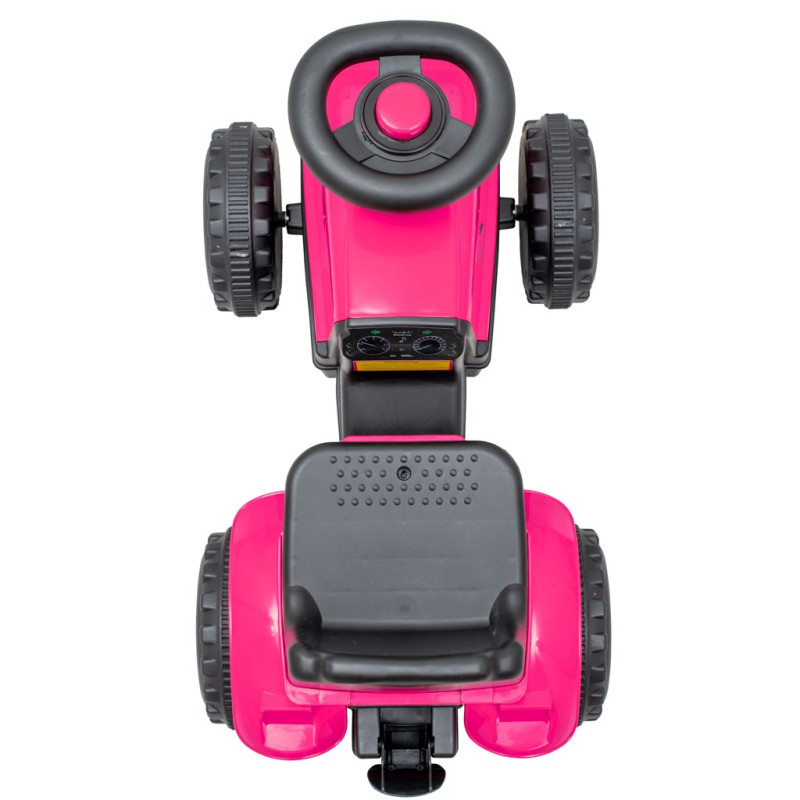 Dětské odrážedlo traktor s vlečkou Benny Baby Mix New ružový 2