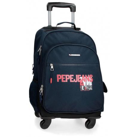 Cestovný / školský batoh na kolieskach PEPE JEANS Dikran, 57x33x21cm, 6552821