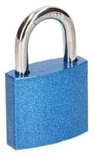 Zámok visiaci liatinový, farebný AB-30 mm, XL-TOOLS 4