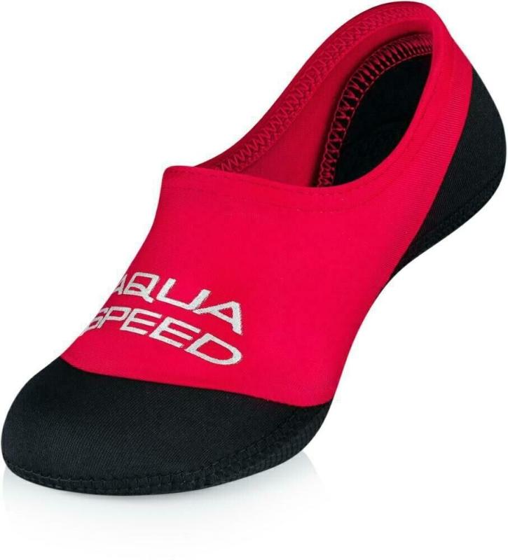 Aqua-Speed Neo detské neoprénové ponožky červená, veľ. 34/35