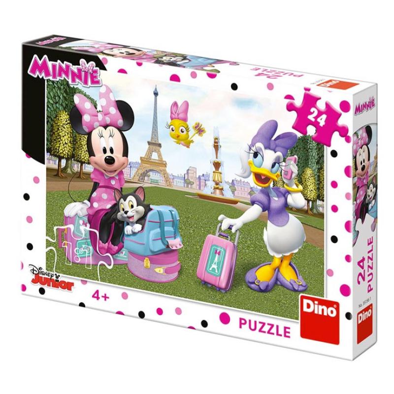 Puzzle Minnie v Paríži 24ks