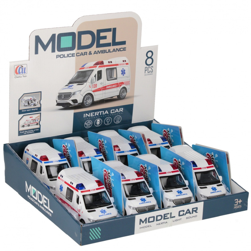 Záchranné auto so svetelnými a zvukovými efektami 5