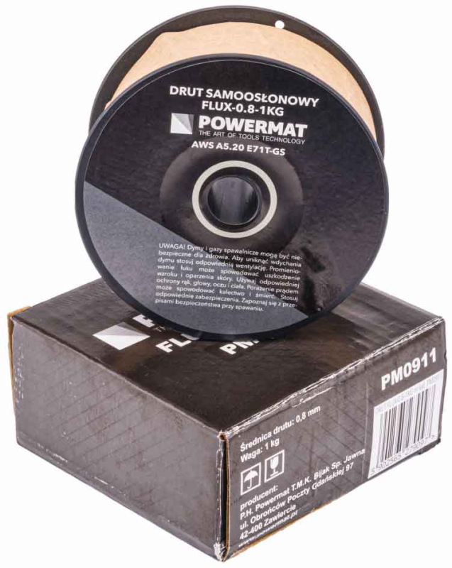 Drôt zvárací trubičkový 0,8 mm cievka 1kg 1