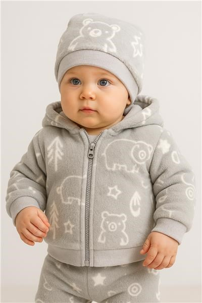 Dojčenská Wellsoft zimná čiapočka New Baby Winter times 80/86 1