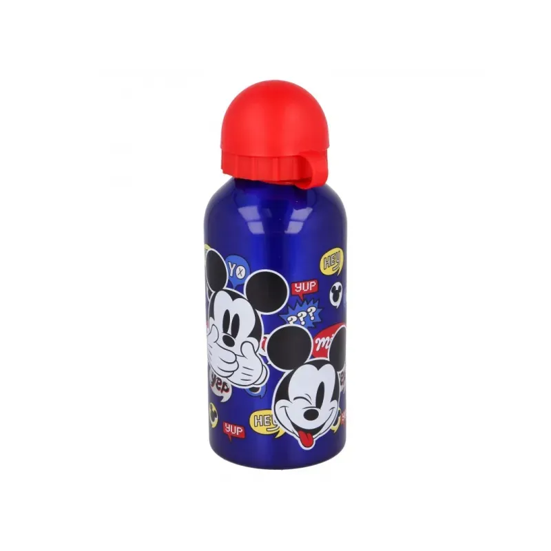 STOR Hliníková fľaša na pitie MICKEY MOUSE, 400ml, 50134