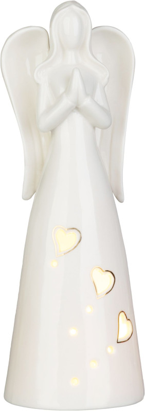 Dekorácia MagicHome Vianoce, Anjel, LED, 9x9.3x26 cm