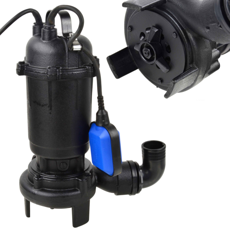 Čerpadlo kalové s rezacími nožmi 230V/50Hz, 20.000l/h, 750 W, 2 ", výtlak 8 m, GEKO 1