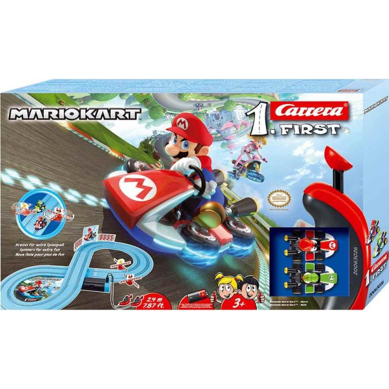 Autodráha Carrera FIRST Nintendo Mario Kart™- Mario and Yoshi 2,4 m 4