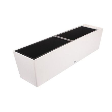 Plastkon Supreme samozavlažovací kvetináč biela, 75cm