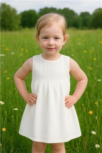 Dojčenské mušelínové šaty New Baby Elizabeth 74 (6-9m) 3