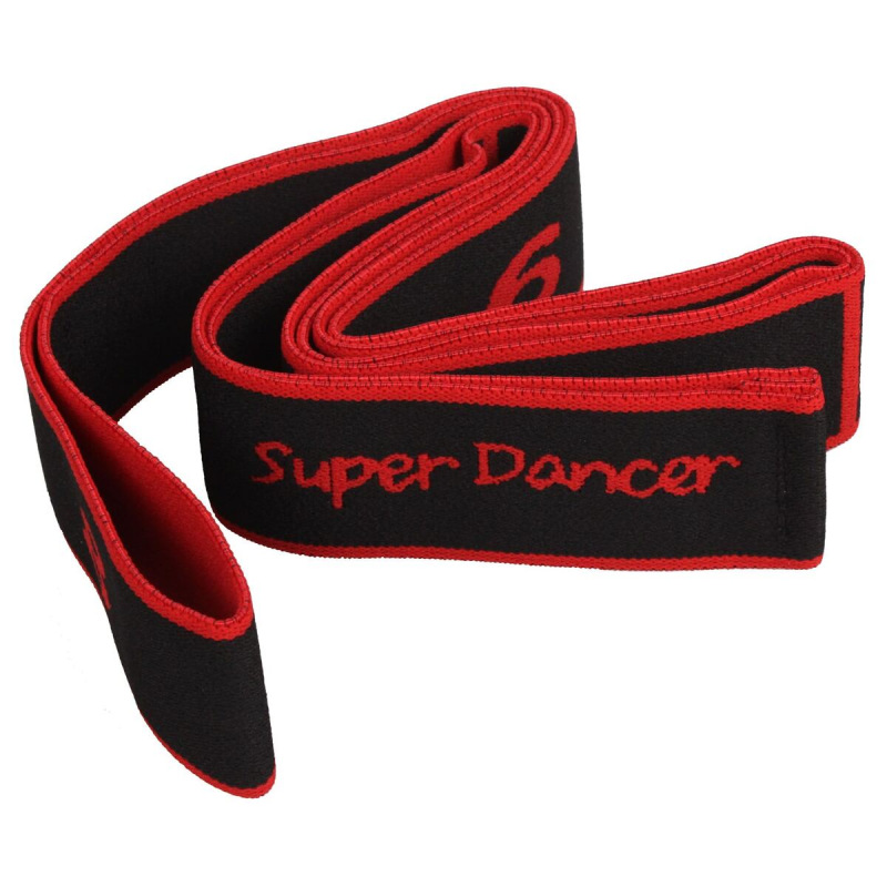 Yoga 8 Cell strečingový popruh červená 2