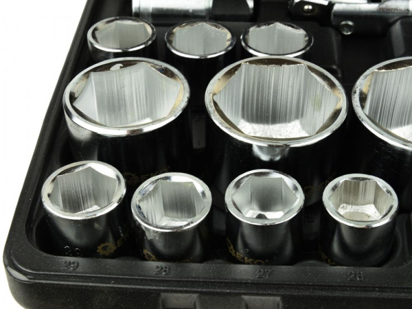 Gola sada 3/4" 26-dielna, 6-HRAN, 21-65 mm, GEKO 1