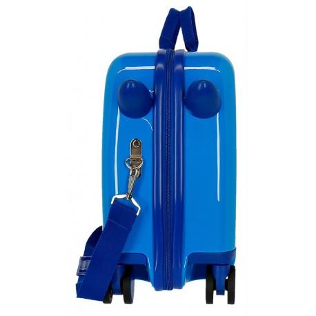 JOUMMA BAGS Detský cestovný kufor na kolieskach / odrážadlo DISNEY CARS Blue, 2049823