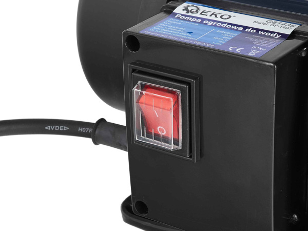Čerpadlo záhradné 1200W, 230V/50Hz, 3800L/h, sacia výška 7 m, GEKO 4