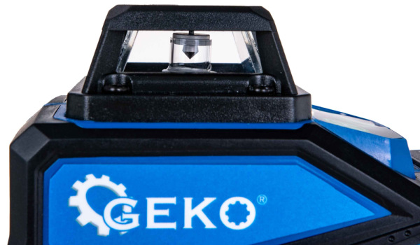 Krížový laser 360° 4D + 2xAKU + puzdro + príslušenstvo, GEKO 5