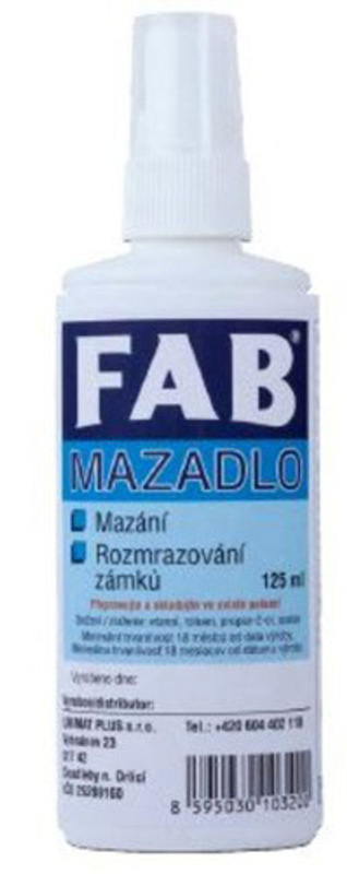 Mazadlo na zámky FAB 115 ml