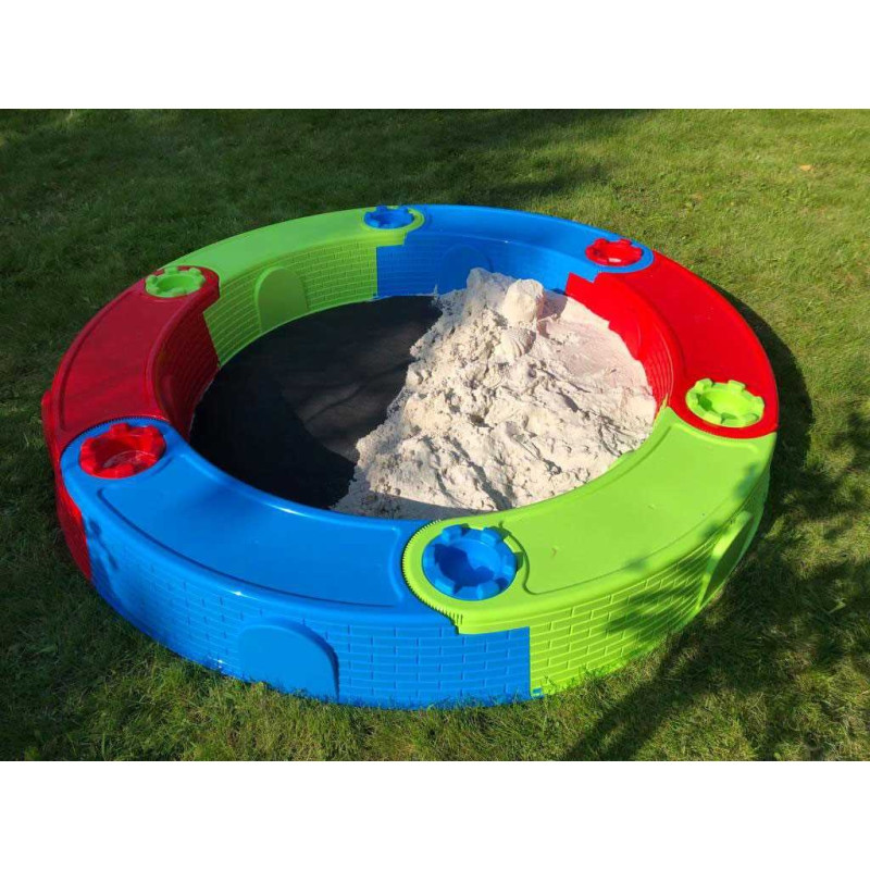 Veľké plastové skladacie pieskovisko NEW BABY CASTLE 170 cm 5