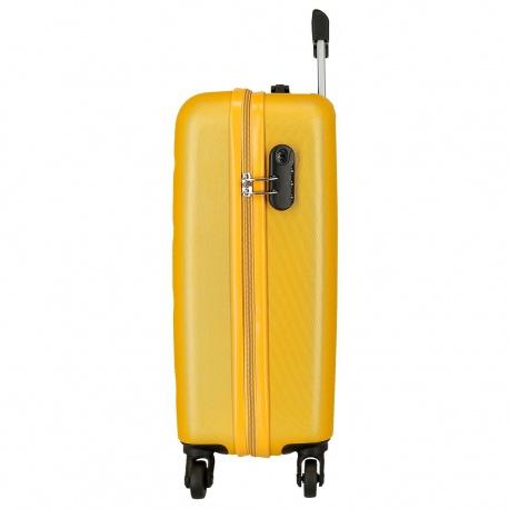 JOUMMA BAGS ABS Cestovný kufor ROLL ROAD FLEX Ochre, 55x38x20cm, 35L, 584916D (small)