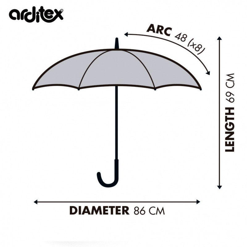 Automatický dáždnik Real Madrid, oficiálny dizajn, RM17488 1