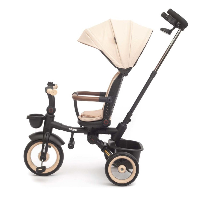 Luxusná detská trojkolka s osvetlením Milly Mally Twinkle beige 3