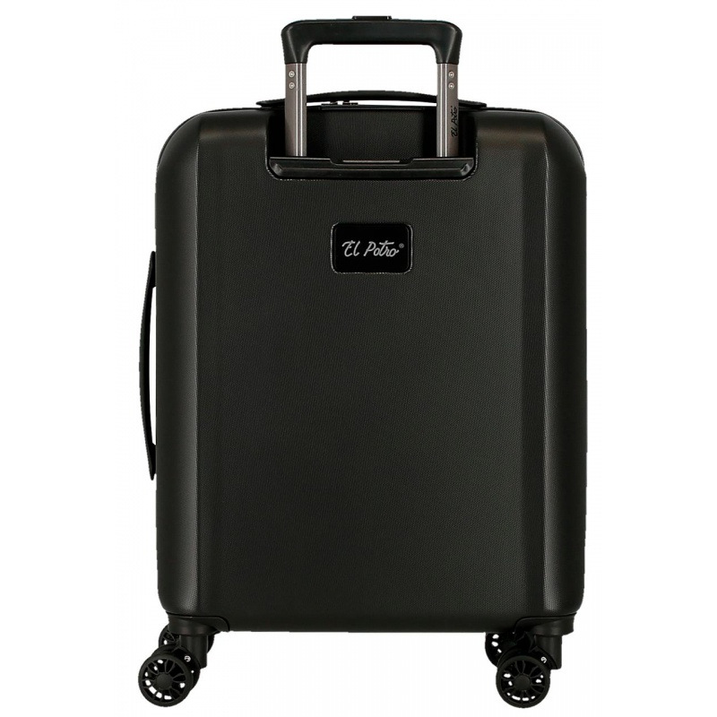 EL POTRO Vera Black, ABS Cestovný kufor 55x40x20cm, 37L, 5338721 (small) 2