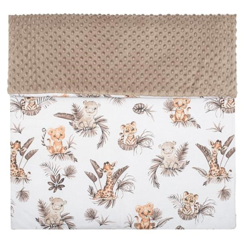 Detská deka z Minky s výplňou New Baby Safari 80x100 cm 2