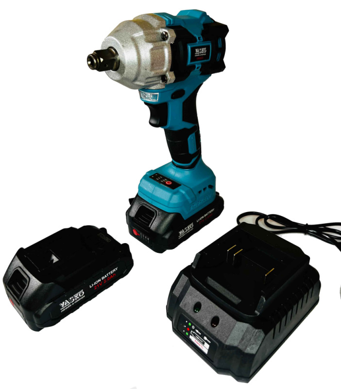 Akumulátorový rázový uťahovák 1/2" + 1/4", 2x 2Ah batéria, 350 Nm, VASKO 1
