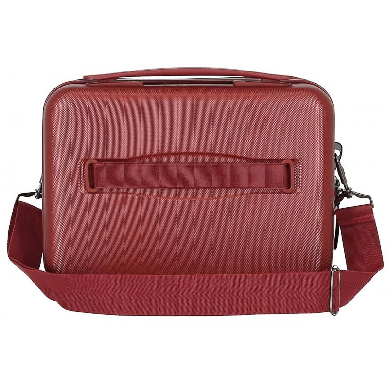 JOUMMA BAGS MOVOM Wood Red, Cestovný kozmetický príručný kufrík, 21x29x15cm, 9L, 5313966