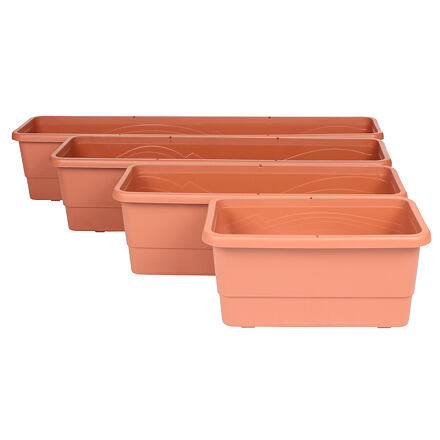 Plastkon Gardenie Smart samozavlažovací kvetináč terakota, 60cm 2