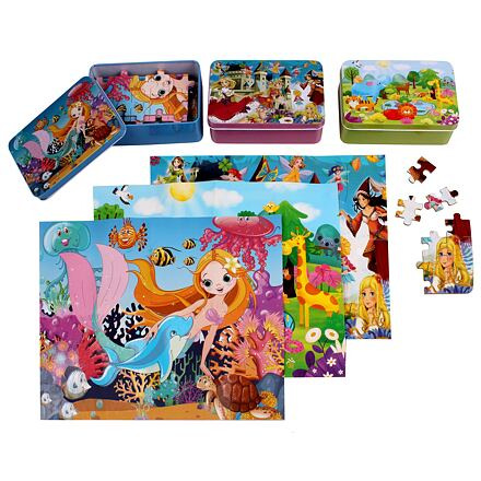 Puzzle Set Girl puzzle pre dievčatá 100 dielikov