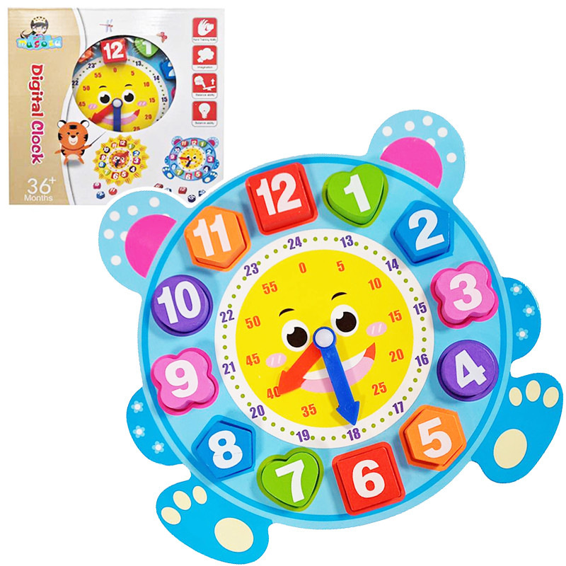 Drevené hodiny s vkladačkou