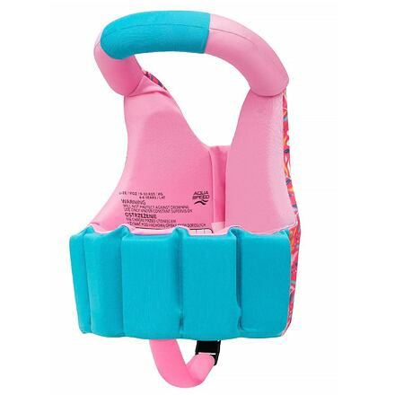Aqua-Speed Aqua Pals plavecká vesta ružová 15-19kg 1