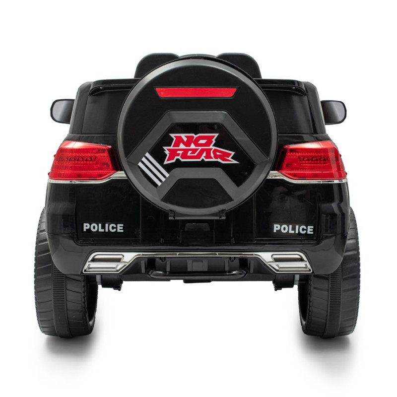 Detské elektrické autíčko Baby Mix Police 4x4 čierne (Poškodený obal) 2