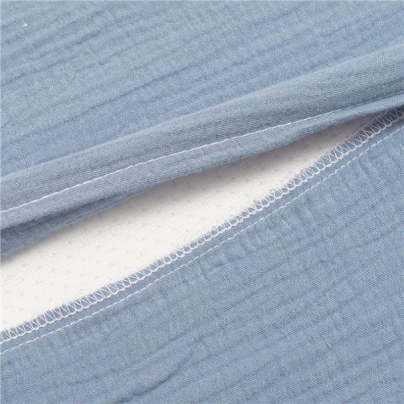 Mušelínový poťah na detský vankúš - klin New Baby STANDARD 30x37cm blue 1