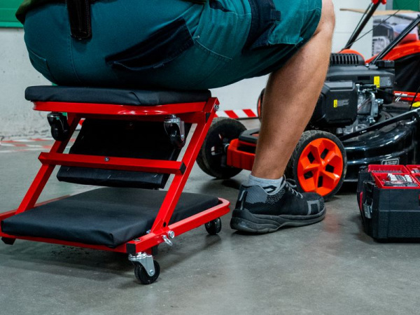 Ležadlo Strend Pro, 91cm , skladacie, na kolieskach, 2 v 1, stolička 2