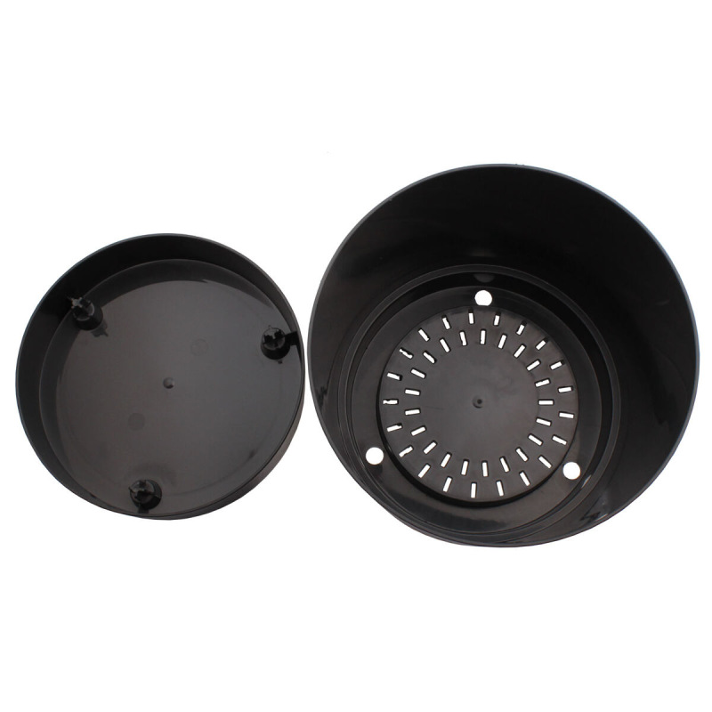 Oliver dekoratívny kvetináč 18 antracitová 1