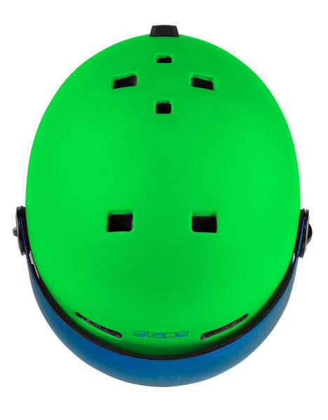 Speedy PRO detská lyžiarska prilba zelená matná 3